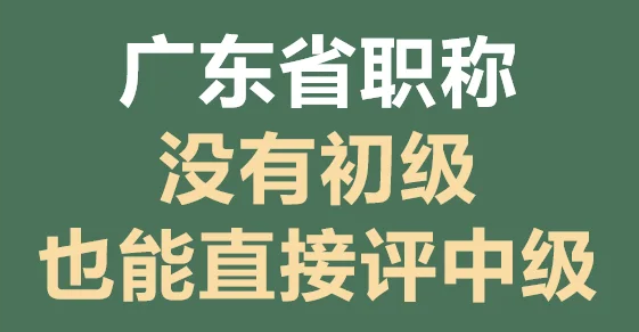 2025年广东省中级职称评审条件及要求